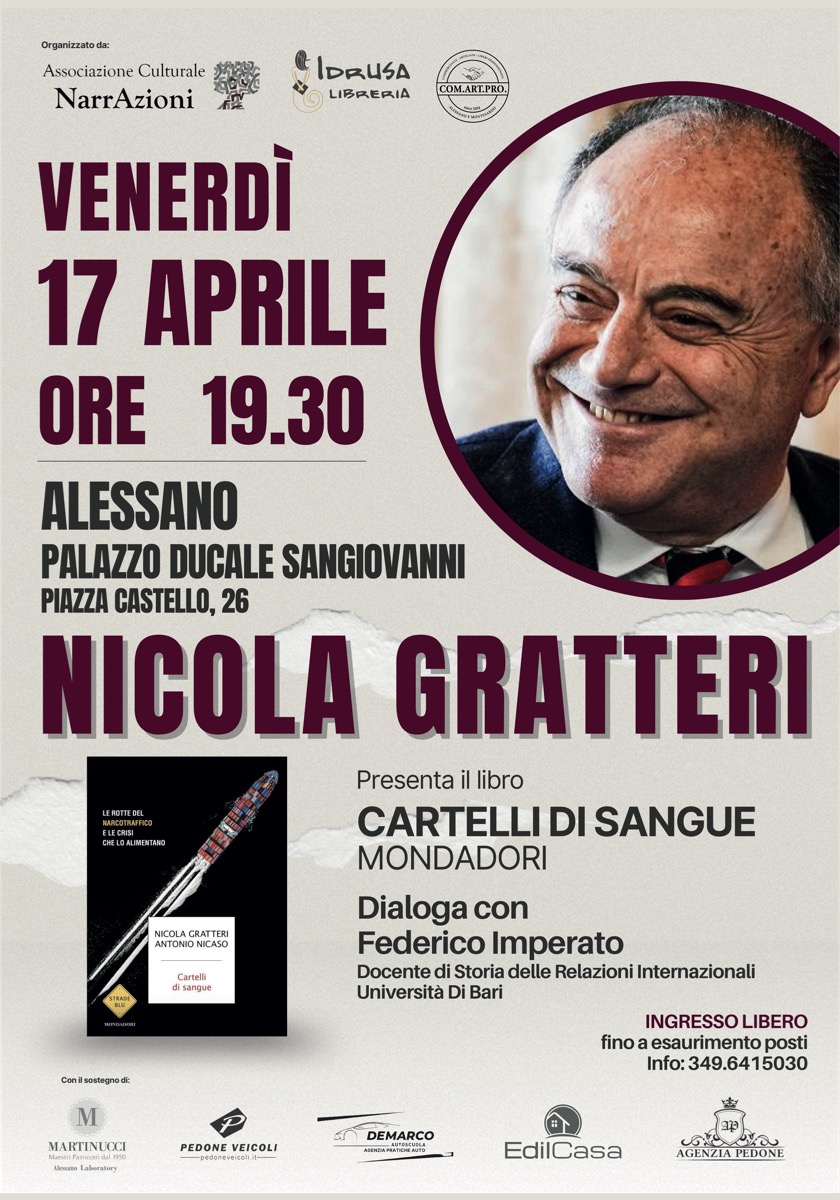 Locandina Nicola Gratteri — 17 aprile 2026